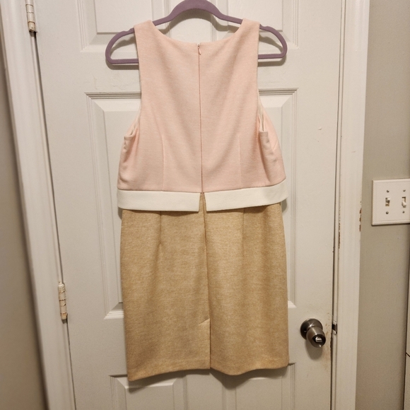 CATHERINE Pink and Gold Sleeveless Dress Size 12 - Picture 2 of 14